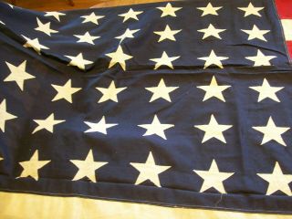 Vintage 5 ' x 9 1/2 ' Annin & Co.  48 Star Cotton United States Flag 3