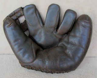 Vintage Elmer Riddle Trademark Ww2 Us Army Goldsmith Split Finger Glove Rht