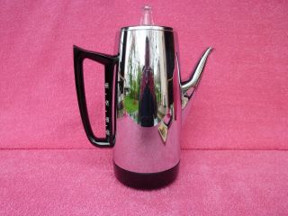 Vtg 60s General Electric Immersible 9 - Cup Percolator Coffee Pot Maker 3