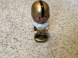 Vintage 1960s Orleans Saints Nfl Football Bobblehead Nodder Near