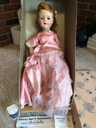 Sweet Sue American Character Doll Made In Ny,  1953 24” And Appraisal
