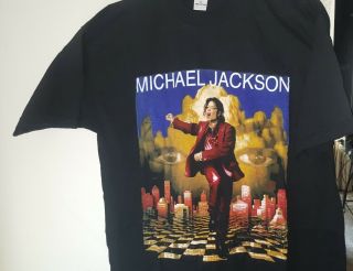 Rare Michael Jackson 1997 History World Tour Crew Shirt Old Stock Size Xl