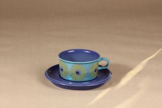 Arabia Finland 1 To 12 Vintage Tea Cup Design Hilkka - Liisa Ahola Hand - Painted