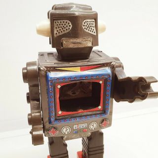 Space Robot Toy Walking Vintage 1970 