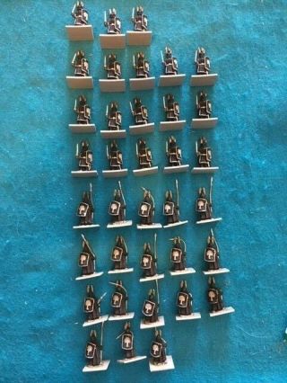 Vintage 25mm Custom Cast 1975 Men Of Gondor 36 Metal Miniatures