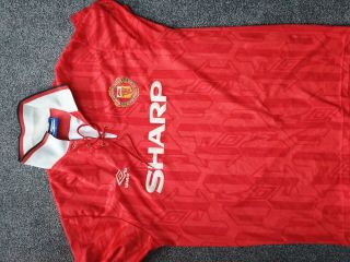 Manchester United Shirt Vintage 92 - 93 L