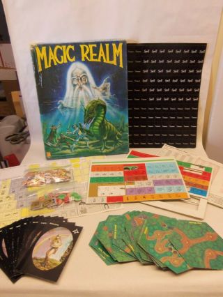 Vintage Magic Realm Game (1978) By Avalon Hill.  Please Read