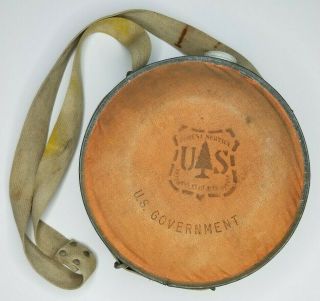 Vintage Us Forest Service Department Of Agriculture Canteen Complete