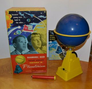 Vintage Harmonic Reed Planetarium Toy 1958 Space Science Toy Antique