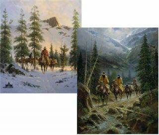 G.  Harvey In The Land Alpine & Whisper Pines (2 Print Set) Rare 1994 S/n With