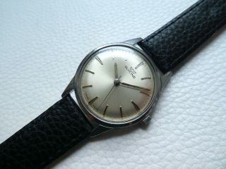 Very rare Vintage Steel GLYCINE Men ' s dress watch from 1960 ' s years 7
