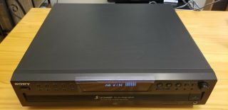 Sony Cdp - Ce375 5 Disc Cd Changer Carousel Vintage Stereo Electronics Vg,