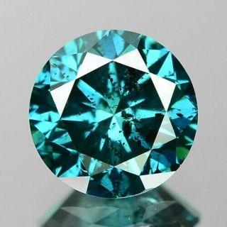 1.  08 Cts Rare Sparkling Fancy Greenish Blue Color Natural Loose Diamond