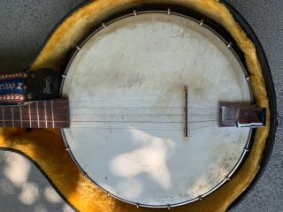 Vintage Banjo (pre - 1968 by the Kay Company) with hard case 5