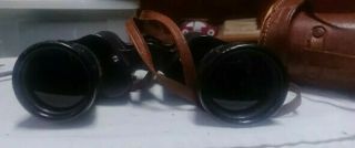 E Leitz Wetzlar 10 x 50 Decimarit Vintage Binoculars w/ Case 2