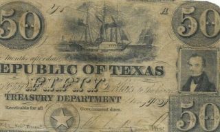 $50 " Texas " 1800 