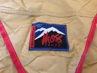 Moss Tent Wing Tarp - Rare - Near 5