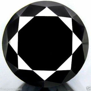 2.  65ct Wow Huge Rare 100 Natural Jet Black Diamond Certifiable Real Diamond Nr
