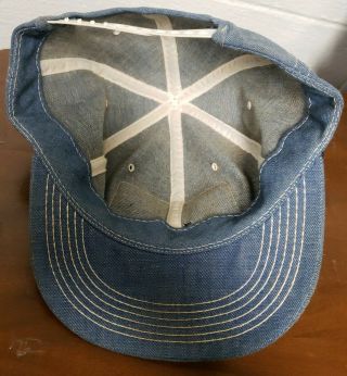 Vtg Ford Tractors Denim K - Brand Snapback Hat Trucker Cap,  Patch,  Ohio,  USA,  Rare 3