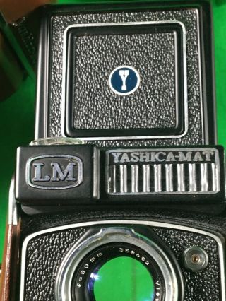 Vintage 1950 ' s Yashica - Mat LM Camera 120 Film TLR Camera Copal - MXV Shutter 80MM 5