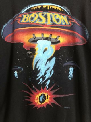 Vintage Orignal 1987 Boston Sweatshirt Us Tour Centrum Worcester Mass Rock Band