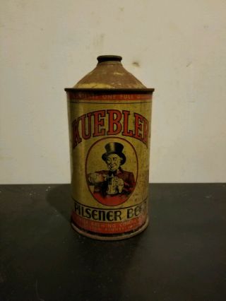 Vintage Old Kuebler Beer Cone Top Can Easton Pa