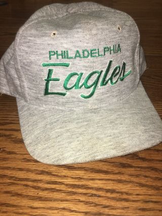 Vintage 1980s Philadelphia Eagles Nfl Snap Back Trucker Cap Hat