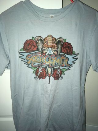 Aerosmith Permanent Vacation 1987 Vintage Tour M Medium Tour Tee T Shirt