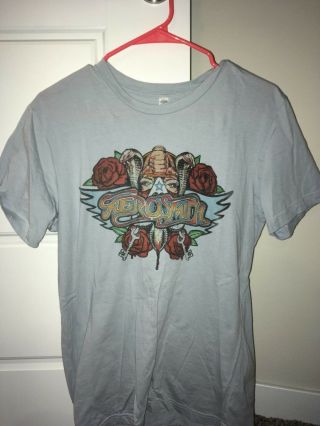 Aerosmith Permanent Vacation 1987 Vintage Tour M Medium Tour Tee T Shirt 3