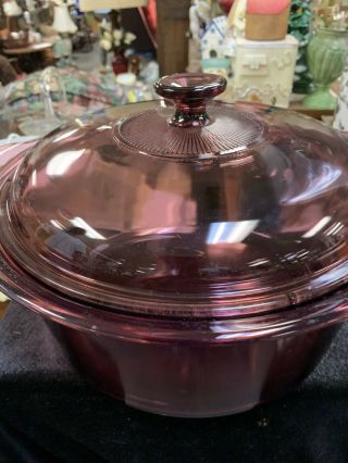 Vintage Cranberry Visions 5 Liter Stock Pot 4