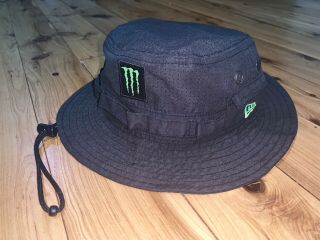 Monster Energy Athlete Hat Era Bucket Hat Very Rare Monsterenergy Rider Team