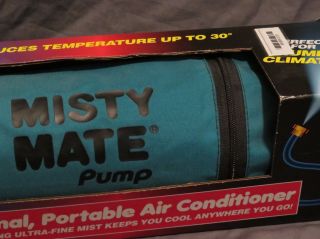 Vintage Misty Mate Pump Personal Portable Air Cooler Ultr Fine Mist 3
