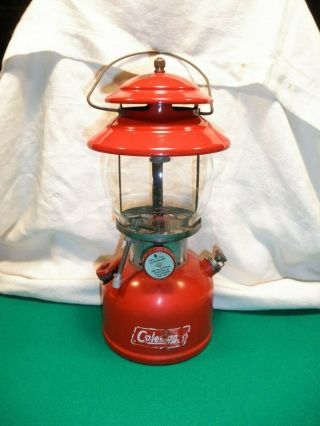 Vintage Coleman 200a Red Lantern 1967