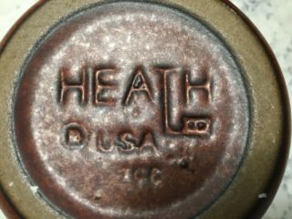 5 Vintage Heath Ceramic Pottery Red Brown Sandstone Mugs 3