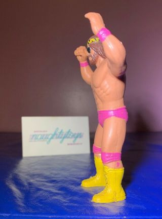 WWF LJN Bendies Macho Man Randy Savage NO STARS VARIANT Wrestling Figure Vtg WWE 4