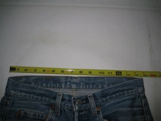 Vintage 1980s Black Stitch Bar Tack USA Levi ' s 501 Jeans Tag Size 32 X 34 7