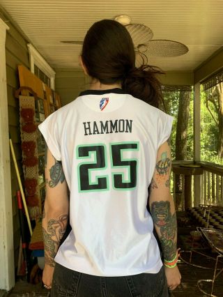 Becky Hammon York Liberty White Vintage Retro WNBA Basketball Jersey - XL 2