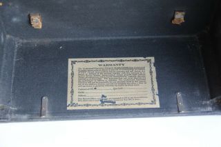 Underwood Portable Typewriter - Rare & Desirable Woodgrain Model 5