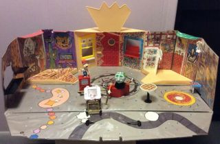Vtg 1988 Matchbox Pee Wee Herman Pee Wee’s Playhouse Carry Along Mobile Playset