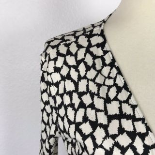 Diane von Furstenberg Sz 12 Wrap Dress Vintage Julian Print Silk 3