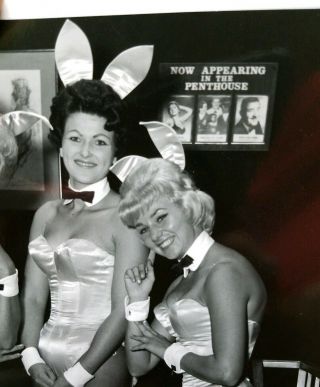 Vintage Playboy Club Hotel Casino Bunny Photograph Sexy Pinup Playmate 8x10 B&W 3