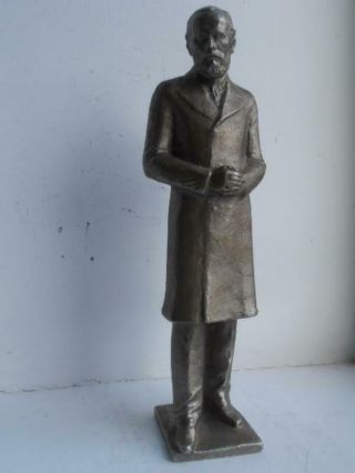 Bust Russian Writer Fedor Dostoevsky Vintage Ussr Russian Metal Figurine 9502c