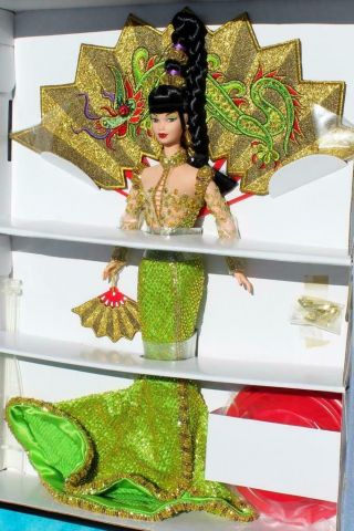 BOB MACKIE BARBIE FANTASY GODDESS OF ASIA DOLL 1ST IN SERIES 20648 NRFB 1998 6