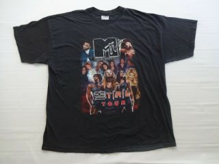 Vintage Mtv Trl Tour T Shirt Size Xxl Destiny 