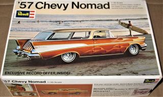 New/box Origl - Issue 1969 Revell ’57 Chevy Nomad Station Wagon 1/25 Model Car Kit
