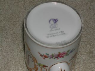 vintage china tea pot,  sugar,  creamer 2