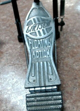 Absolutely Stunning Vintage 1968 Gretsch Floating Action Bass Drum Pedal