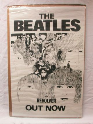 The Beatles Revolver Rock Vintage Poster Garage 1970s Cng39