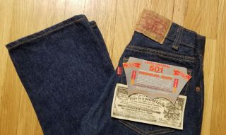 Nos Vintage Usa 1984 Levis 701 - 0115 - 501 High Rise Student Fit Jeans 24w X 30l