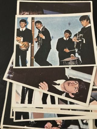 Complete Set Vintage 1964 Beatles Diary Trading Cards